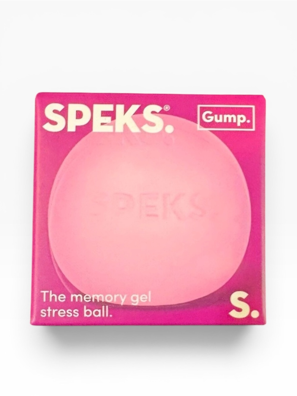 Speks Gump Viral Memory Gel Stress Pink Squeezable Fidget Toy - NIB